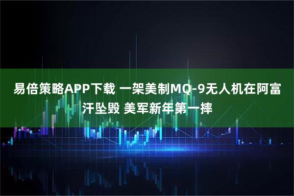 易倍策略APP下载 一架美制MQ-9无人机在阿富汗坠毁 美军新年第一摔